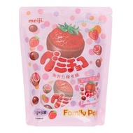 明治 - 家庭裝草莓朱古力橡皮糖