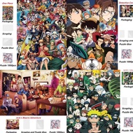 300-1000pcs Jigsaw Puzzles One Piece/DBZ/Naruto/JOJO/Canon Adult Kids Educational Puzzle Toy Gift