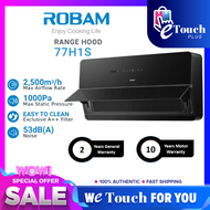 Robam SpacePro Ultra Slim Cooker Hood Gesture Control with AI Tech I 2500M3/hr with Powerful BLDC mo