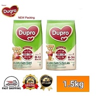 (NEW PACKING)DUMEX Dupro Step- 1+ (1.5KG) , Dupro Step- 2+  ( 1.5kg ) FOR 1 PACK