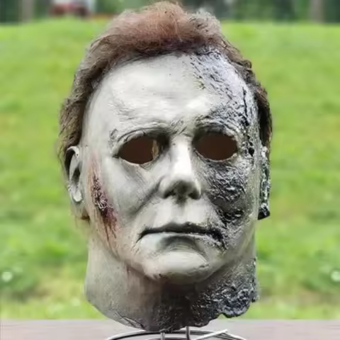 Halloween Michael Myers Moordenaar Masker Cosplay Horror Bloedige Latex Maskers Helm Unisex Kledinga