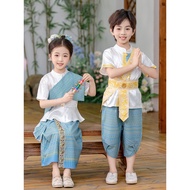 Minority Famous Family March March March Splash Water Festival Children Guangxizhuang Costume Tsutsu