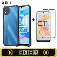 LAYAR 2-in-1 Case Package Realme C11 2021Fusion with Free Tempered Glass Screen