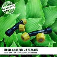 NOZZLE SPRAYER 2 LUBANG Nozzle Plastik Kepala 2 Titik Mata Sprayer