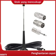 FM Telescopic Antennas for  FM Antennas Indoor FM Radio Antennas with 3 Adapter for Household Digita