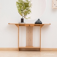 New Chinese Style Long Strip Console Tables Home Wall Cabinet Console Small Strip Table Modern Simple Narrow Altar Stora
