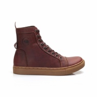 Sepatu Boots Kulit asli Sneakers Greata Khafra Brown Original