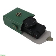 dusur Vintage- PU Leather Camera Bag Case- With Strap For G9X G7X G7X2 SX710 SX700