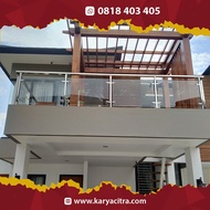 balkon pagar railing balkon balkon kaca railing balkon stainless steel railing balkon minimalis dan klasik murah dan berkualitas