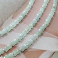 翡翠竹節純銀手鏈