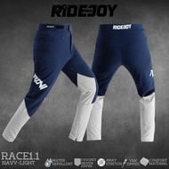 RACE 1.1 NAVY LIGHT - Men's AND Women's MTB Cycling pants NON PADDING RIDE AND JOY long pants cyclin