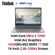Lenovo Laptop 2024 Thinkbook 14 Intel Core Ultra 5 /Ultra 7 Arc Graphics 16GB DDR5 1T SSD 14-Inch 2.8K 120Hz Screen Notebook Pc