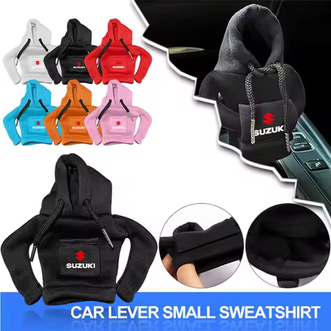 Car Hoodie Change Speed Lever Sweatshirt Handle Gear Shift Knob Cover For Suzuki Swift Sport Vitara