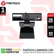 Fantech C50 LUMINOUS Webcam | 2K Quad-HD 60 FPS 1080p with Auto-Focus