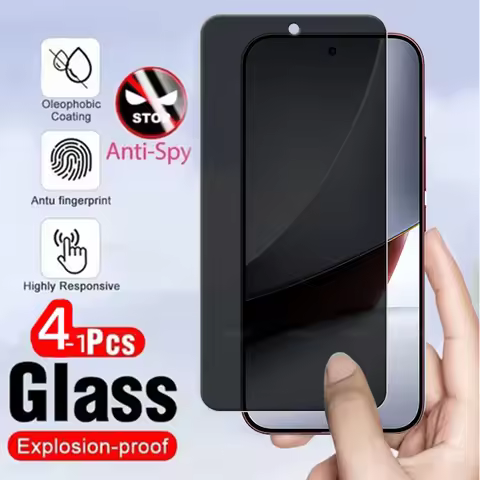 1/2/3/4Pcs For Poco F9 Ultra Glass Poco F9 Pro Glass 9H Privacy Anti-Spy Cover Glue Screen Protector