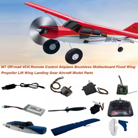 1pc/1set M7 Off-road Remote Control Airplane Brushless 4CH Multistyles Lift Wing,Landing Gear Aircra