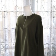 (Preloved) Army Blouse - Et Cetera (Size 6)