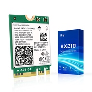 Wi-Fi 6E AX210 NGW Wireless Card with Bluetooth 5.3, Tri-Band 5400Mbps Network Adapter for Laptop Su