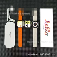 H13นาฬิกาข้อมืออัลตร้า + อัจฉริยะนาฬิกาอัลตร้า2โทรผ่านบลูทูธ H13ultra ลำลอง