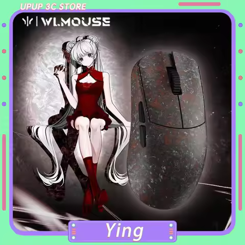 Wlmouse Ying Mouse PAW3950HS Dual Mode 2.4G Wireless Gaming Mouse 8K Forged Carbon Custom Mouse for 