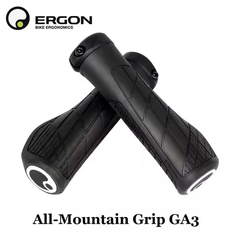 Ergon GA3 L Size Ergonomic All-Mountain Bike Grips Comfort & Wrist Support for MTB Non-Slip Mountain