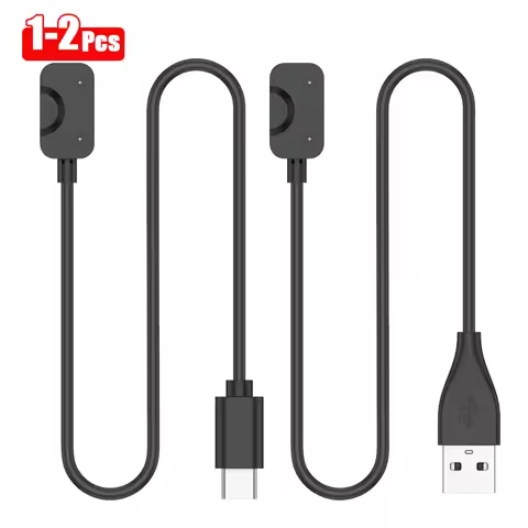 1-2pcs 100cm USB Type C Magnetic Fast Charger For Samsung Galaxy Fit 3 Charging Cable For Samsung Ga
