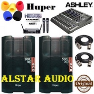 paket speaker huper js12 plus mixer ashley 8 channel original