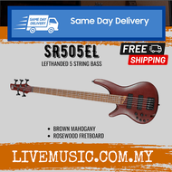 Ibanez SR505EL-BM Left-Handed Electric Bass Guitar, Brown Mahogany ( SR505EL BM / SR505ELBM )