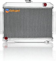 All Aluminum Radiator for 1972-1986 Jeep CJ5 CJ6 CJ7 Scrambler Cherokee Commando J10 J20 Base 4.2L, 