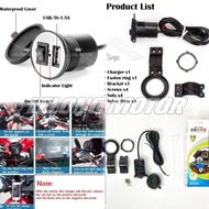 UNIVERSAL MOTORCYCLE POWER SUPPLY 12V USB Phone Charger Mobile Phone Charger
