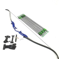 34 LBS 10 Arrows Sports Recurve Bow Camping Fishing Archery Compound Full Set