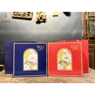 Moon Cake Magnetic Hard Box Model 4 Cold Carton UV Coated Pressed Cakes - Size: 10x10x6 - 200 - 250 