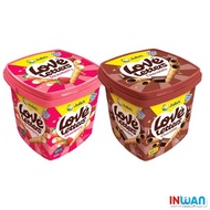 [INWAN INWAN] JULIE'S LOVE LETTERS WAFER ROLL Chocolate Biscuit Strawberry