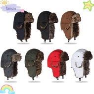 FANSIN Russian Ushanka Outdoors Fur Trapper Ski Hat