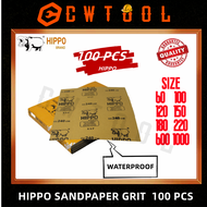 SANDPAPER GRIT  SANDING PAPER  SAND PAPER  WATERPROOF  ABRASIVE PAPER  LIHA 100 PCS