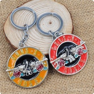Guns N Roses Guns & Roses Band Metal Keychain Rock Band Merchandise Pendant TYQB