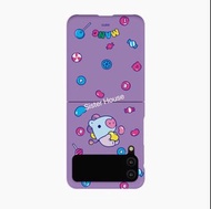 🇰🇷 BT21 Baby Mang Jelly Candy Samsung Galaxy Z Flip 3 Phone Case 三星手機殼(紫)