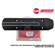 SYM GTS 250 GTS 300 GTS250 GTS300 100% ORIGINAL MUFFLER PROTECTOR COVER EXHAUST EKZOS 18318-HMA-300