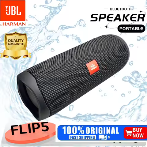 Original JBL FLIP 5 Bluetooth Speaker IPX7 Waterproof FLIP5 Portable Outdoor Stereo Bass Music Track