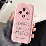 MHKEID Case For OPPO Reno 12F 4G 12F 5G F27 5G Cute Cat Avatar Phone