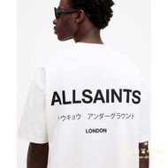 ALL SAINTS New Oversized Letter Explosive Pure Cotton Short Sleeved T-shirt for Men and Women