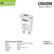 HIPPO Union Adapter - 1USB (1A) - TB