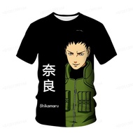 Fashion Children T-shirt Naruto T-shirt Boy Girl Yuzhi Bo Sasuke 3D Printing Cartoon Children's Clothing Casual Graphic T Shirt