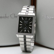 JAM TANGAN PRIA ALEXANDER CRISTIE AC1020 SILVER BLACK ORIGINAL