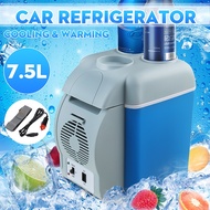 Mini Car Fridge Refrigerator Cooler 7.5L Portable 12V Mini Car Fridge Cooler and Warmer for Camping Travel NEW