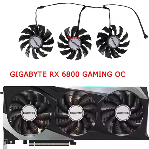 Graphics Card Cooler,Video Cards Fan,PLA09215S12H,82MM Size,For GIGABYTE RTX 3070 RTX3070 GAMING OC 