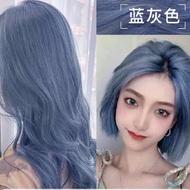(FREE bleach set) Direct ash blue Hair Color Kit (10minutes )100ml+Free Bleach&Peroxide(100ml) ash j