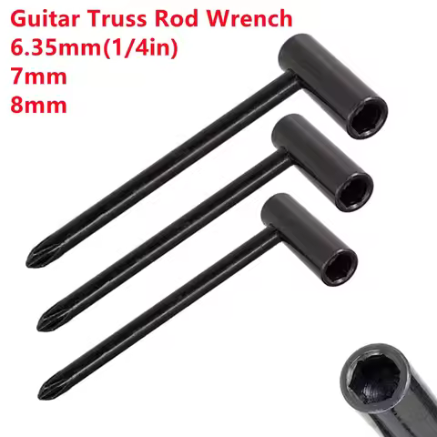 Six Sided Truss Rod Wrench Box Spanner 6 35mm 7mm 8mm for Electric Guitar Rod Adjustment and Repair 