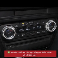 Decorative Stone Sticker Ring for Air Conditioner Control Button for Mazda CX-30 - Air Conditioner c