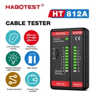 HABOTEST HT812A Cable Tester Network Cable Tester RJ11 RJ45 Dual-use Tester LED Status Display NC/HD